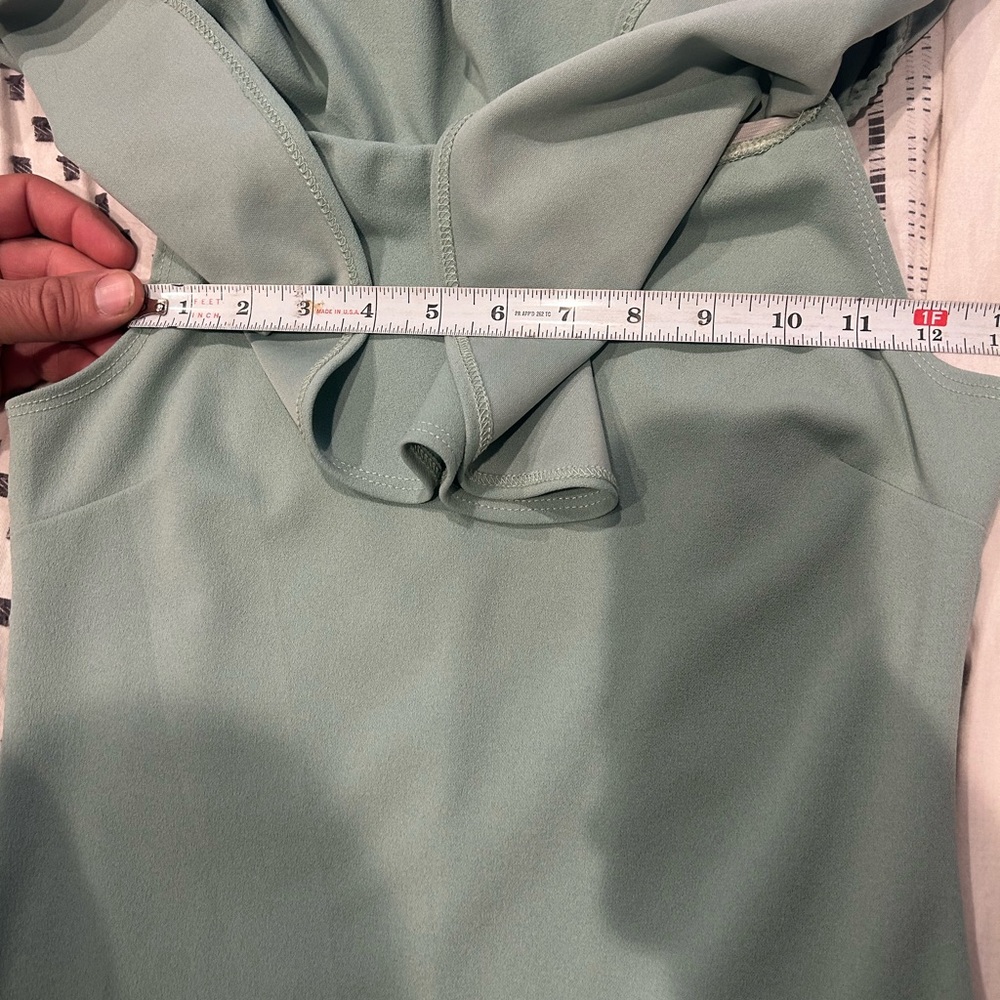 Chic Mint Ruffle Midi Dress - Picture 5 of 6